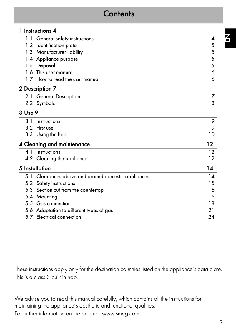 Page n°1 - Manuel utilisateur Smeg PVL664CNAU