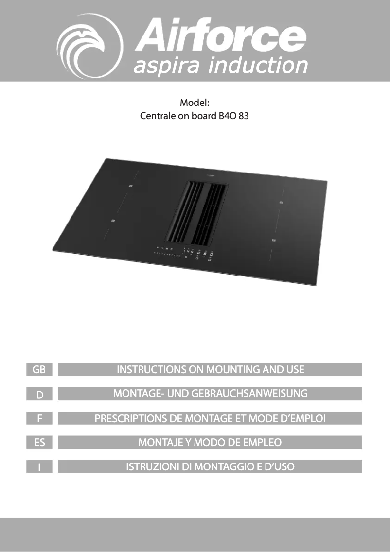 Imagen de la primera página del manual del dispositivo B4O 83