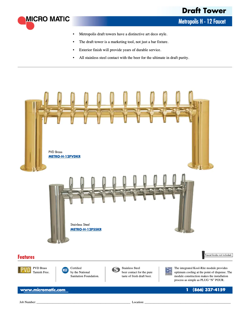 Image de la première page du manuel de l'appareil METRO-H-12KR