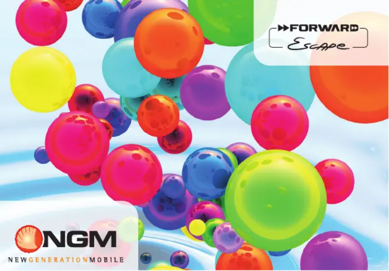 Page 1 de la notice Manuel utilisateur NGM-Mobile ESCAPE/B