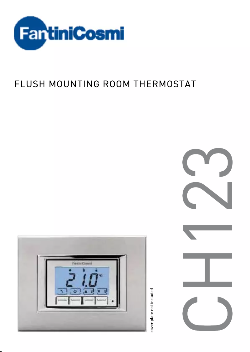 Page 1 de la notice Manuel utilisateur Fantini Cosmi CH123