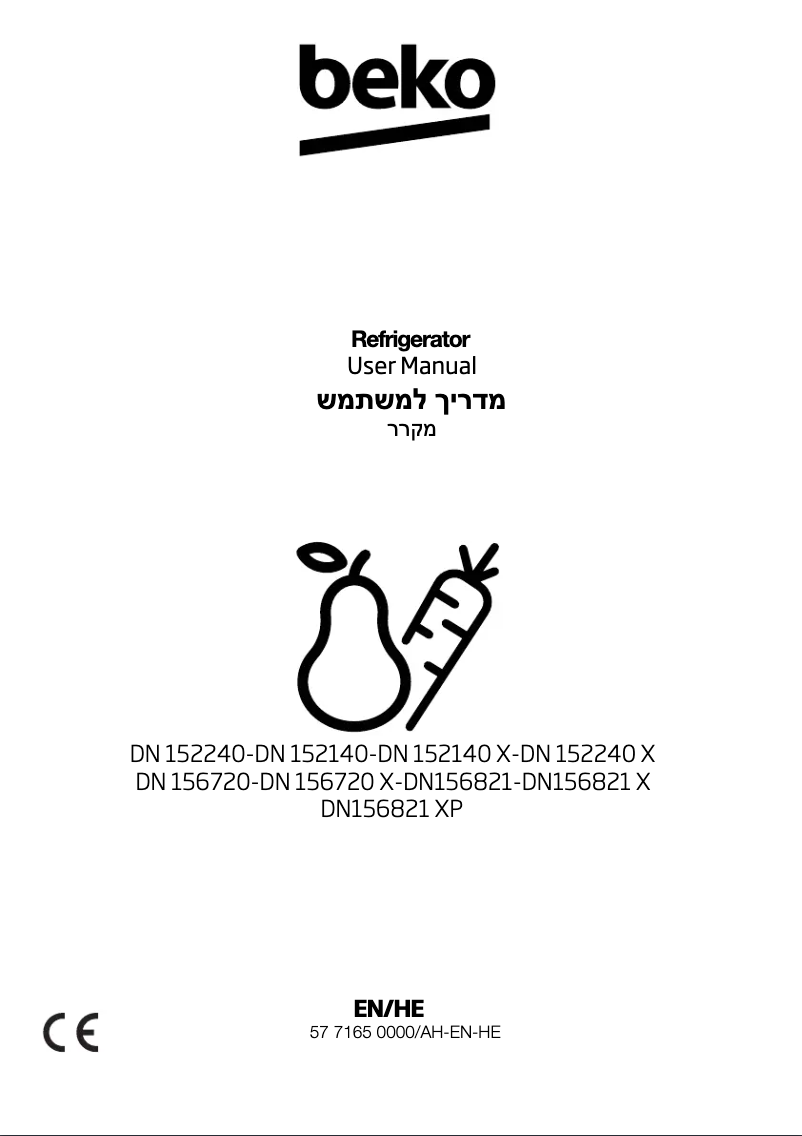 Image de la première page du manuel de l'appareil DN156821XP