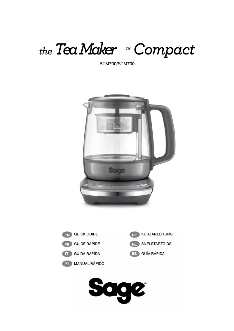 Image de la première page du manuel de l'appareil Tea Maker Compact BTM700