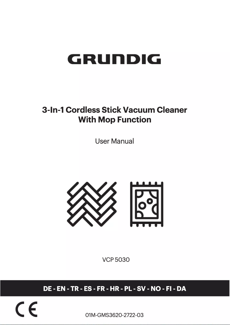 Page n°1 - Manuel utilisateur Grundig VCP 5030