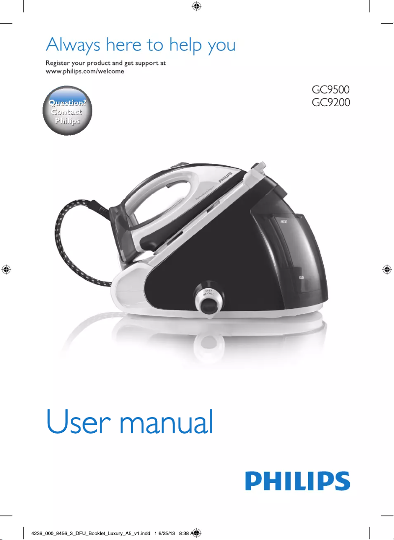 Página 1 del manual Manual de usuario Philips PerfectCare GC9223