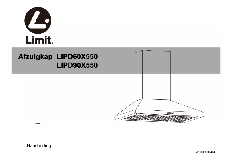 Page n°1 - Manuel utilisateur Limit LIPD90X550