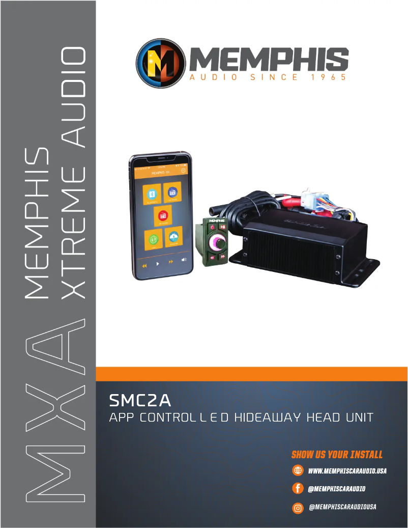 Page 1 de la notice Manuel utilisateur Memphis Audio SMC2A