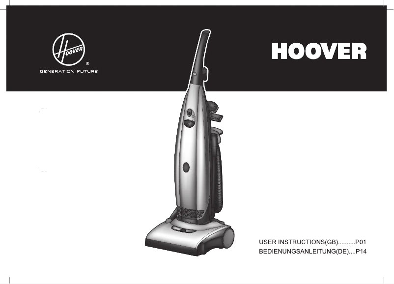 Page n°1 - Manuel utilisateur Hoover Dust Manager DM71