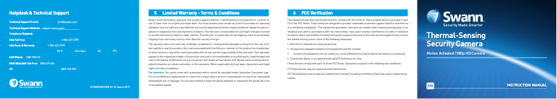 Image de la première page du manuel de l'appareil SWPRO-1080MSDPK2