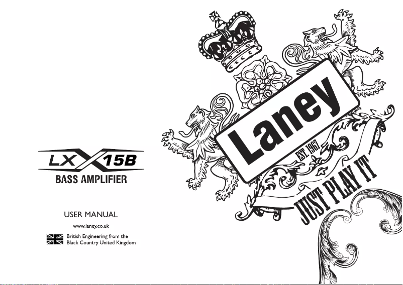 Page 1 de la notice Manuel utilisateur Laney LX15B