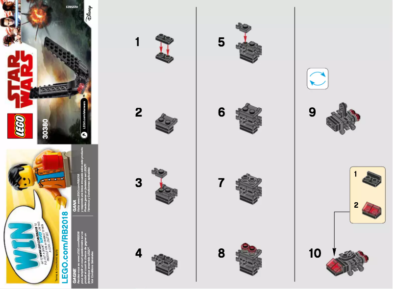 Page n°1 - Manuel utilisateur Lego Star Wars 30380