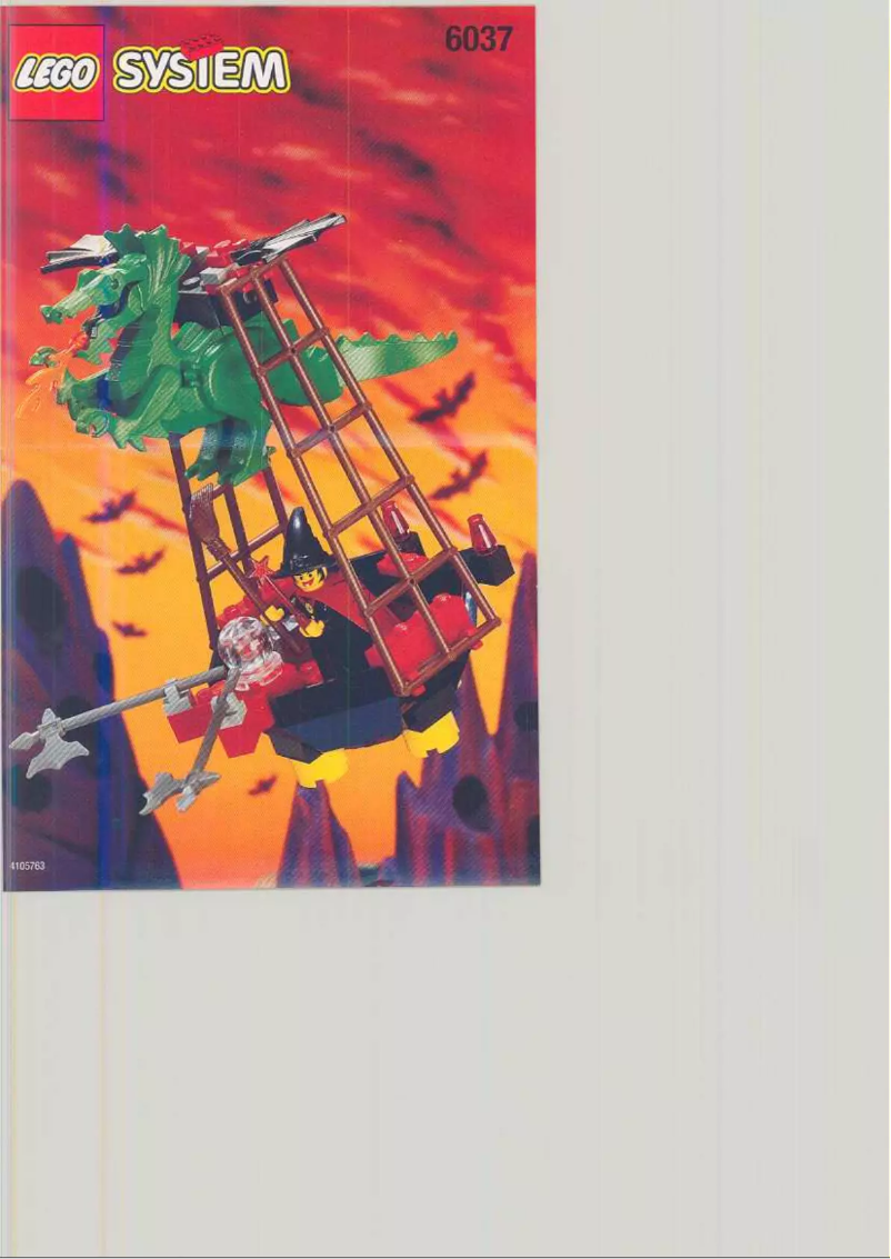 Page n°1 - Manuel utilisateur Lego Castle 6037