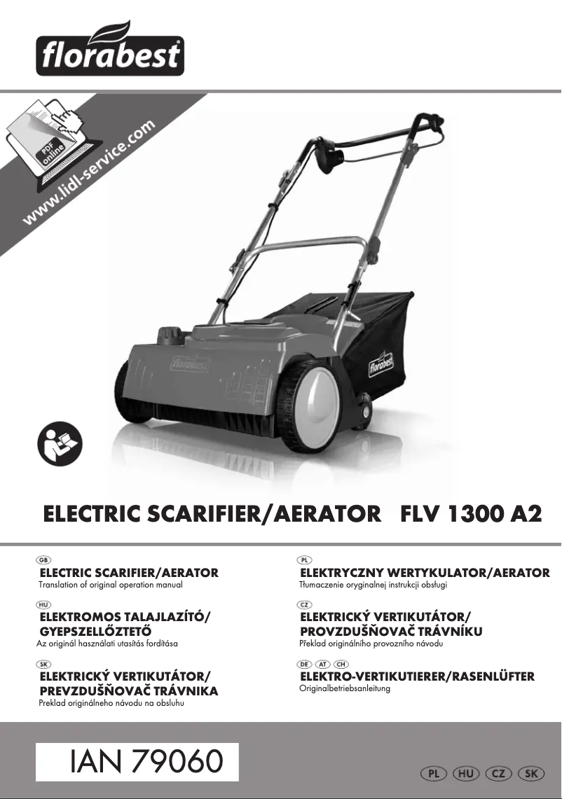 Image de la première page du manuel de l'appareil FLV 1300 A2