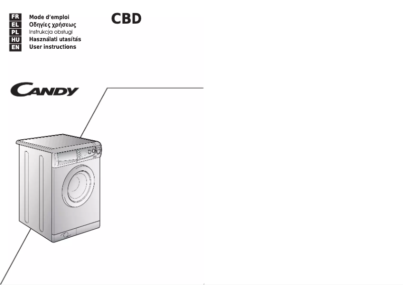 Page n°1 - Manuel utilisateur Candy CBD1060