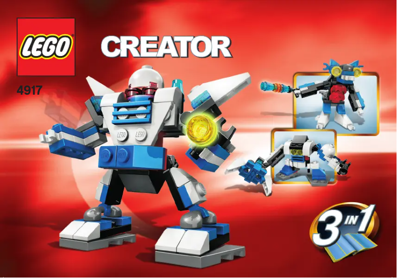 Page n°1 - Manuel utilisateur Lego Creator 4917
