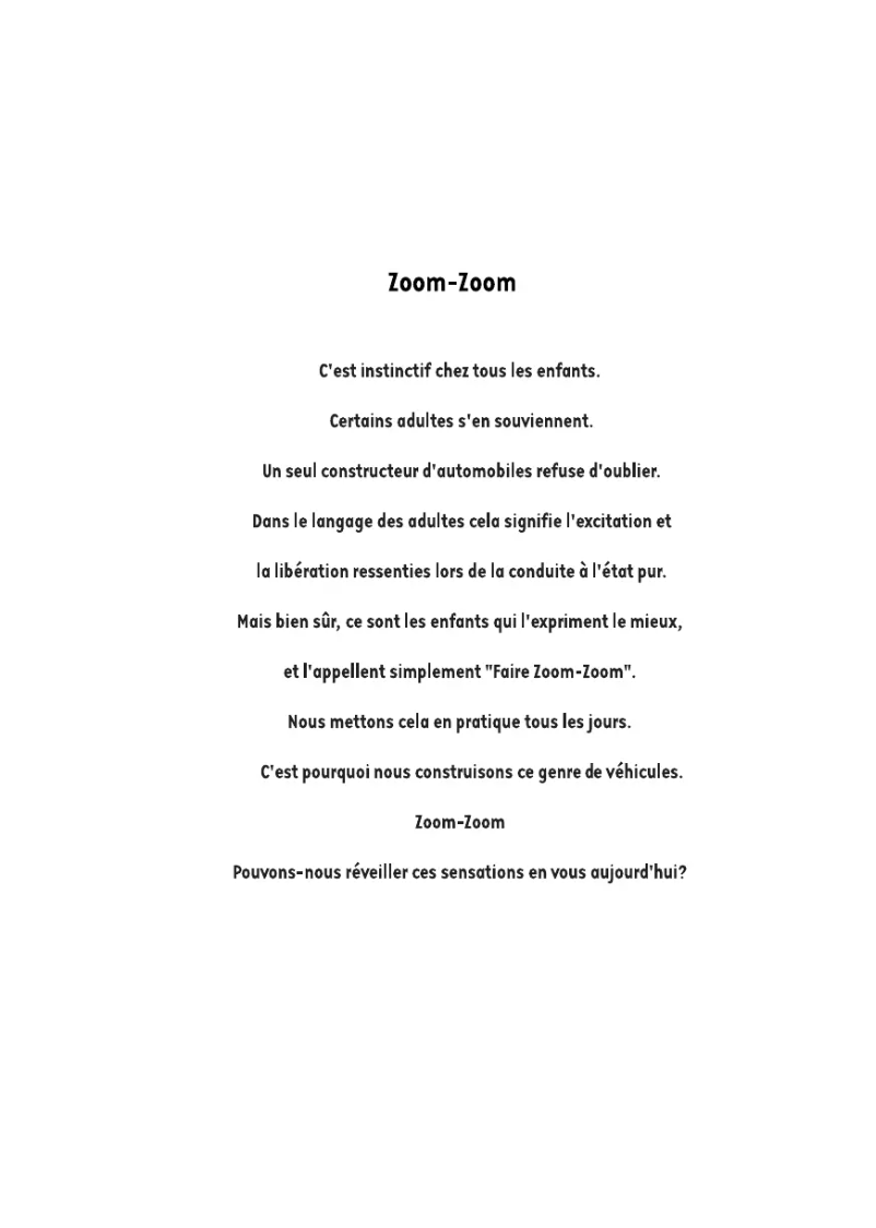 Image de la première page du manuel de l'appareil RX-8 (2009)