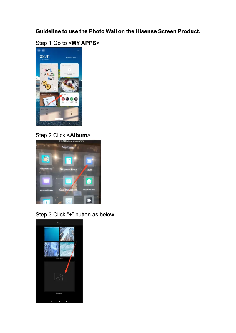 Page 1 de la notice Manuel utilisateur Hisense RQ7P522STFE