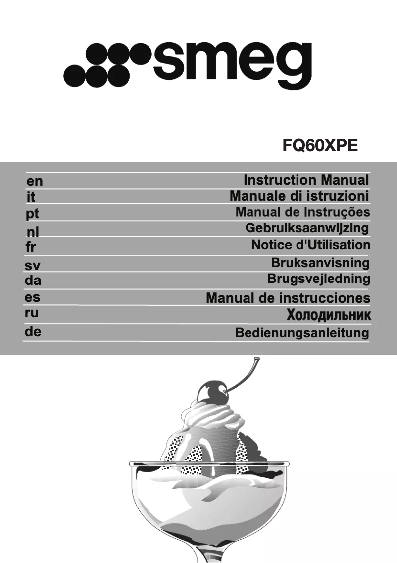 Page 1 de la notice Mode d'emploi Smeg FQ60BPE