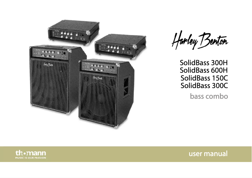 Image de la première page du manuel de l'appareil SolidBass 150C