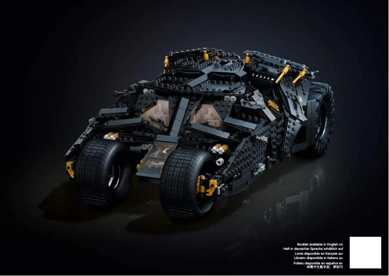 Page n°1 - Manuel utilisateur Lego Batman 76240