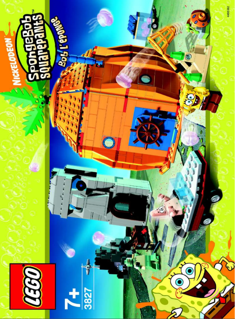 Página 1 del manual Instrucciones visuales Lego Spongebob 3827