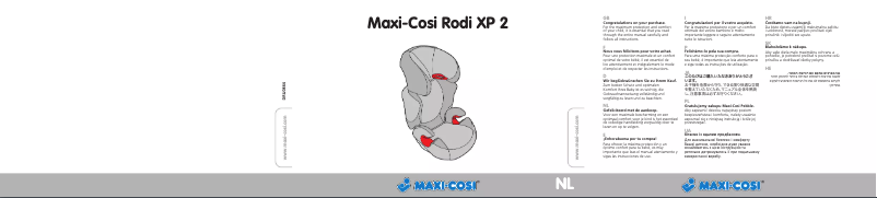 Image de la première page du manuel de l'appareil Rodi XP 2