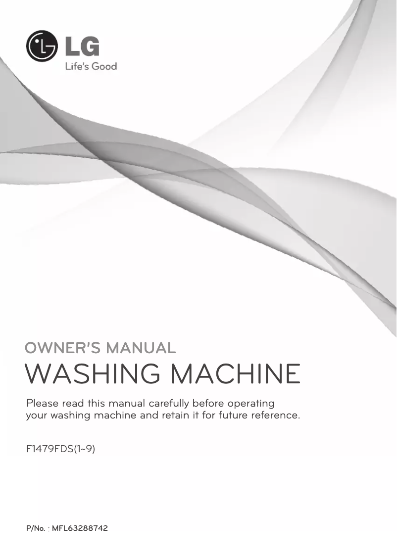 Page n°1 - Manuel utilisateur LG F1479FDS6