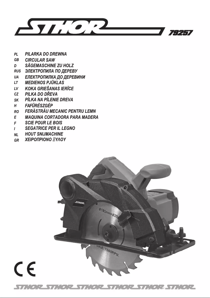 Image de la première page du manuel de l'appareil 79257