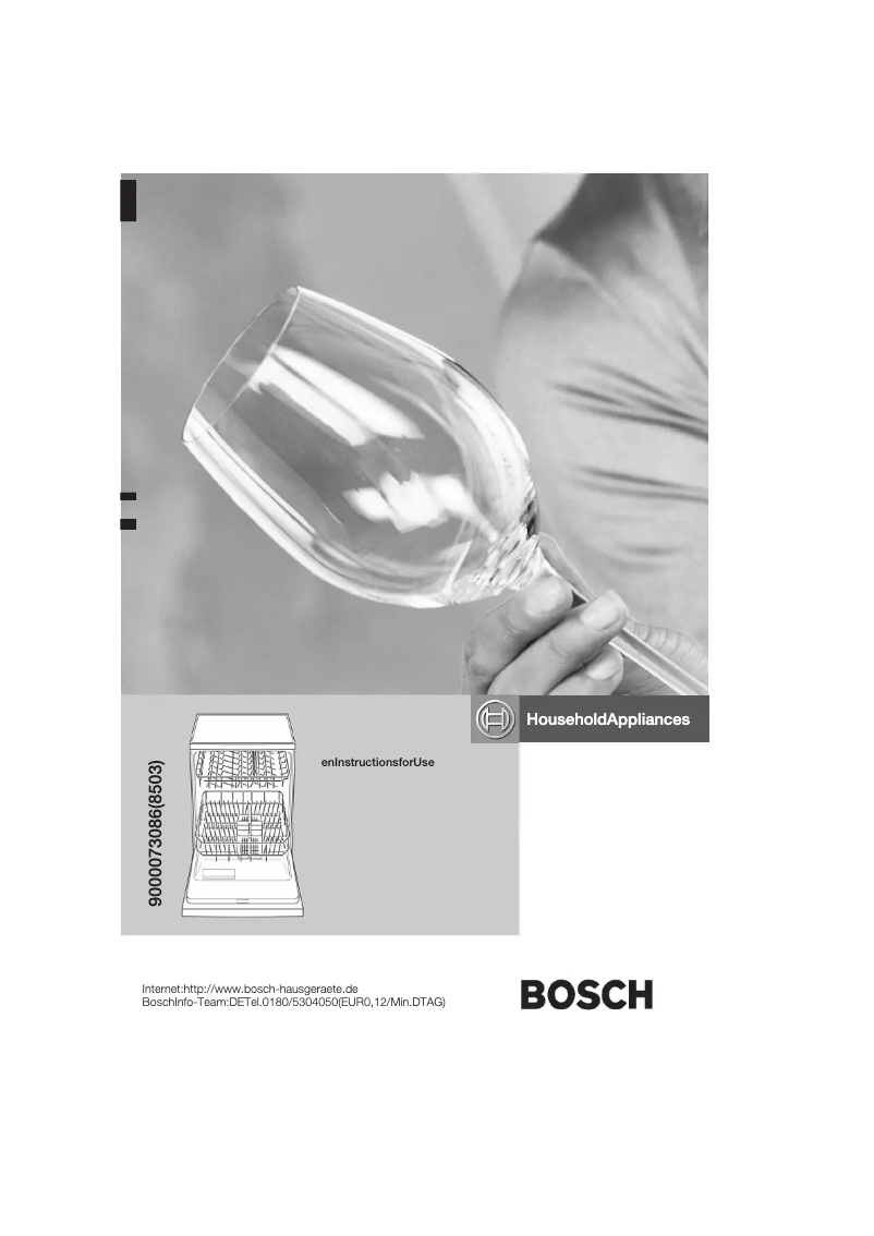 Page 1 de la notice Manuel utilisateur Bosch SGS09T32EU