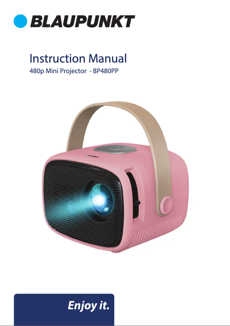 Image de la première page du manuel de l'appareil BP480PP