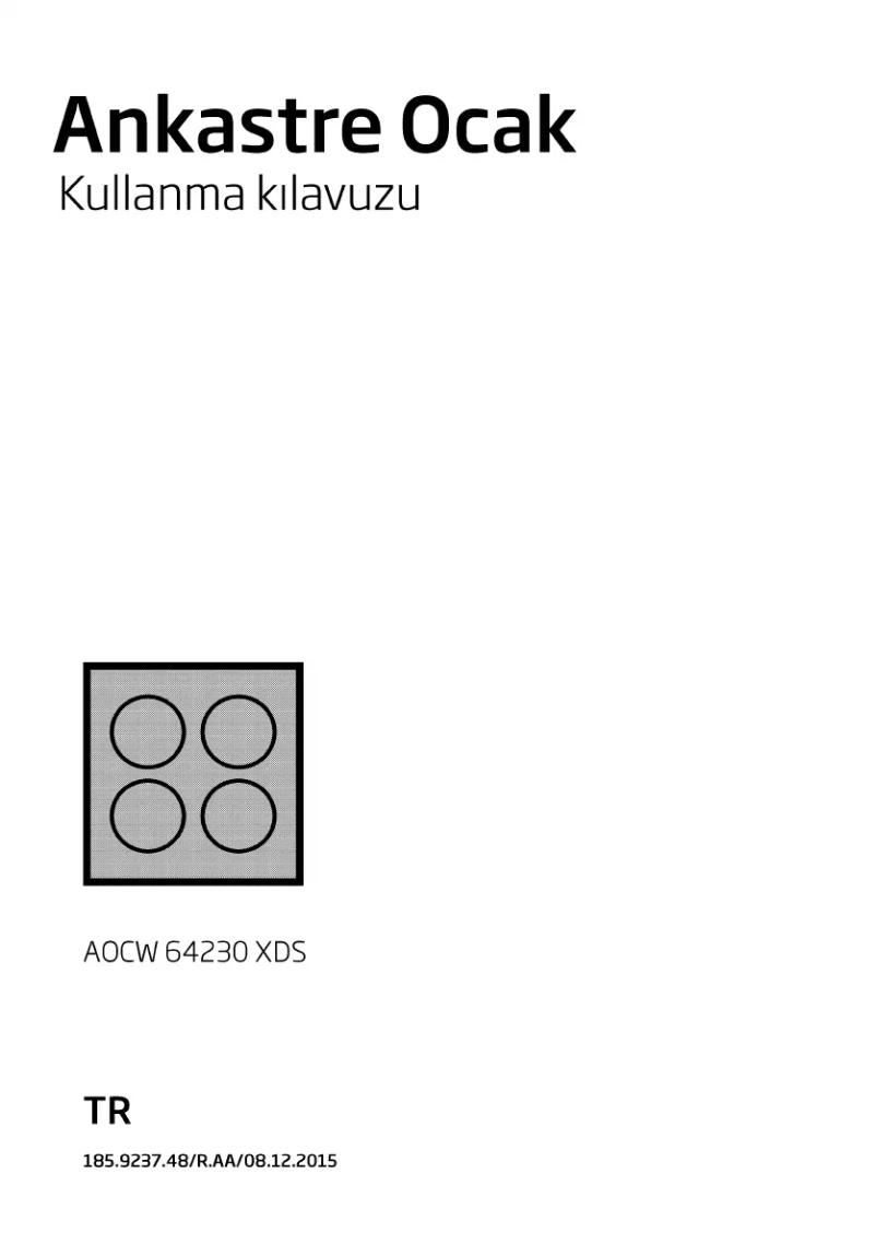 Page n°1 - Manuel utilisateur Beko AOCW 64230 XDS