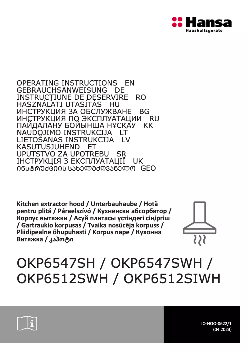 Image de la première page du manuel de l'appareil OKP6546SH