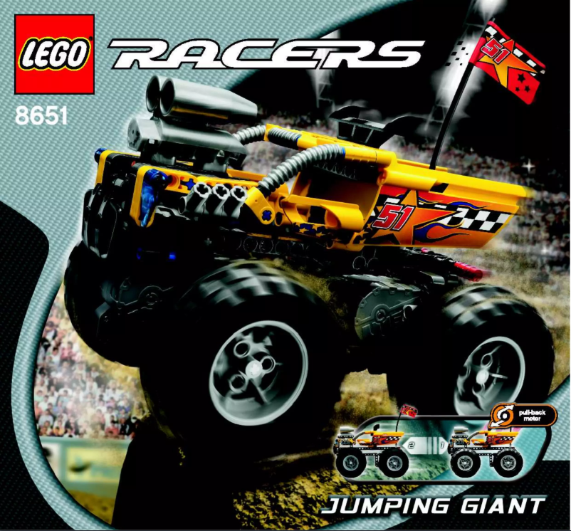 Page n°1 - Manuel utilisateur Lego Racers 8651