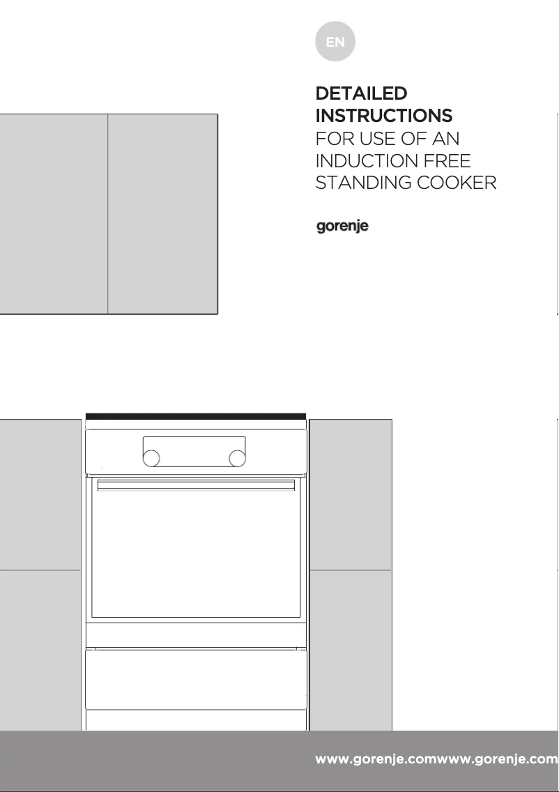 Page n°1 - Guide d'installation Gorenje EIT6451WPD