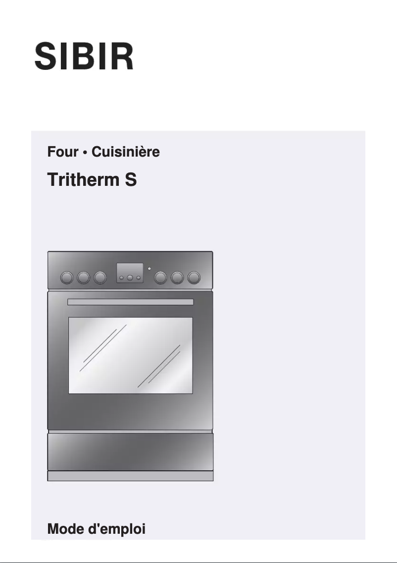 Página 1 del manual Manual de usuario SIBIR Tritherm S 506487