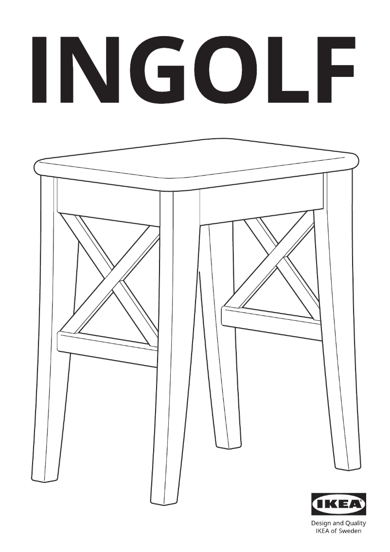 Page 1 de la notice Manuel utilisateur Ikea INGOLF 003.627.27