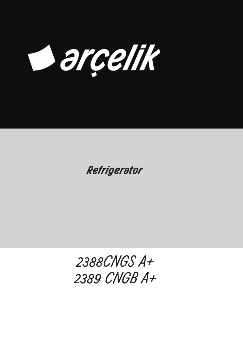 Image de la première page du manuel de l'appareil 2388 CNGS