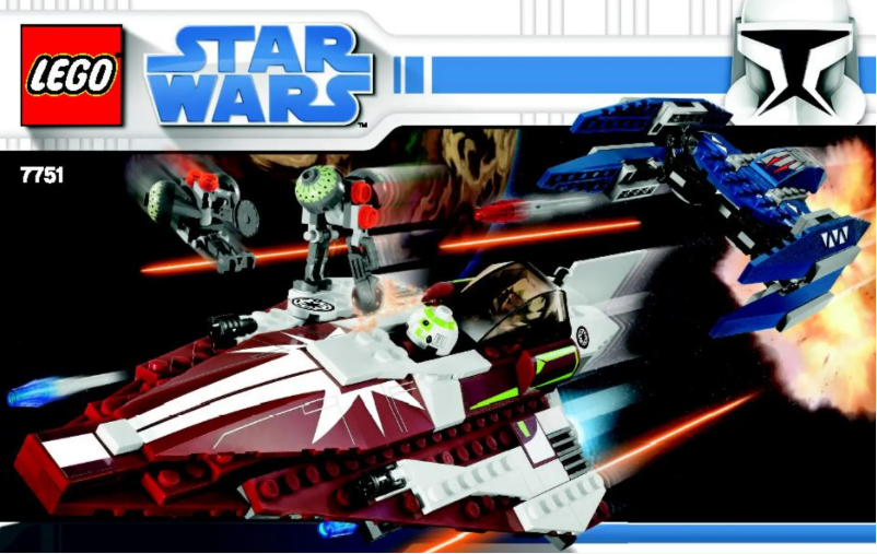Page 1 de la notice Manuel utilisateur Lego Ahsoka's Starfighter (TM) & Droids (TM)