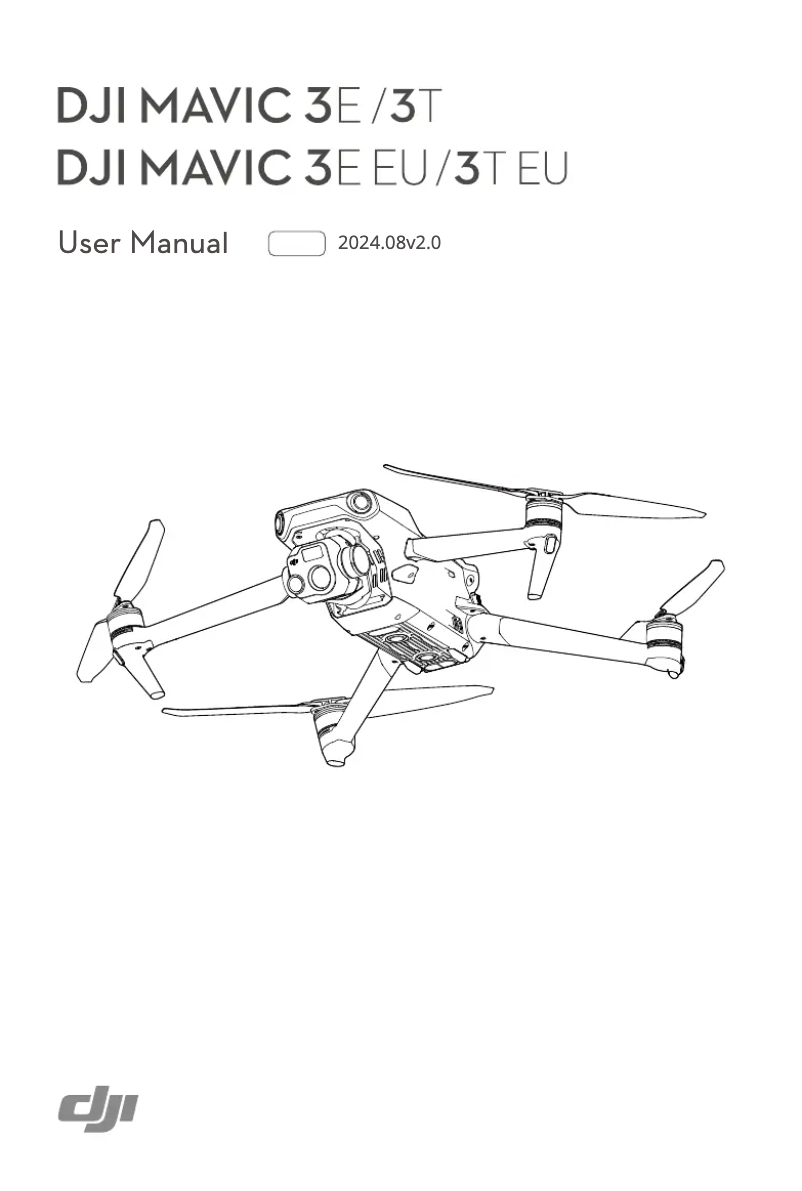Image de la première page du manuel de l'appareil Mavic 3T