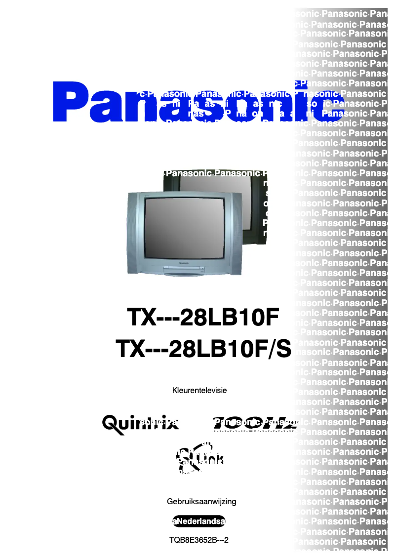 Página 1 del manual Manual de usuario Panasonic TX-28LB10F