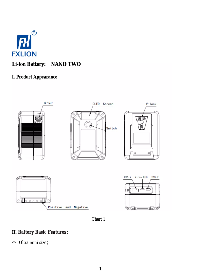 Page n°1 - Manuel utilisateur Fxlion Nano Two