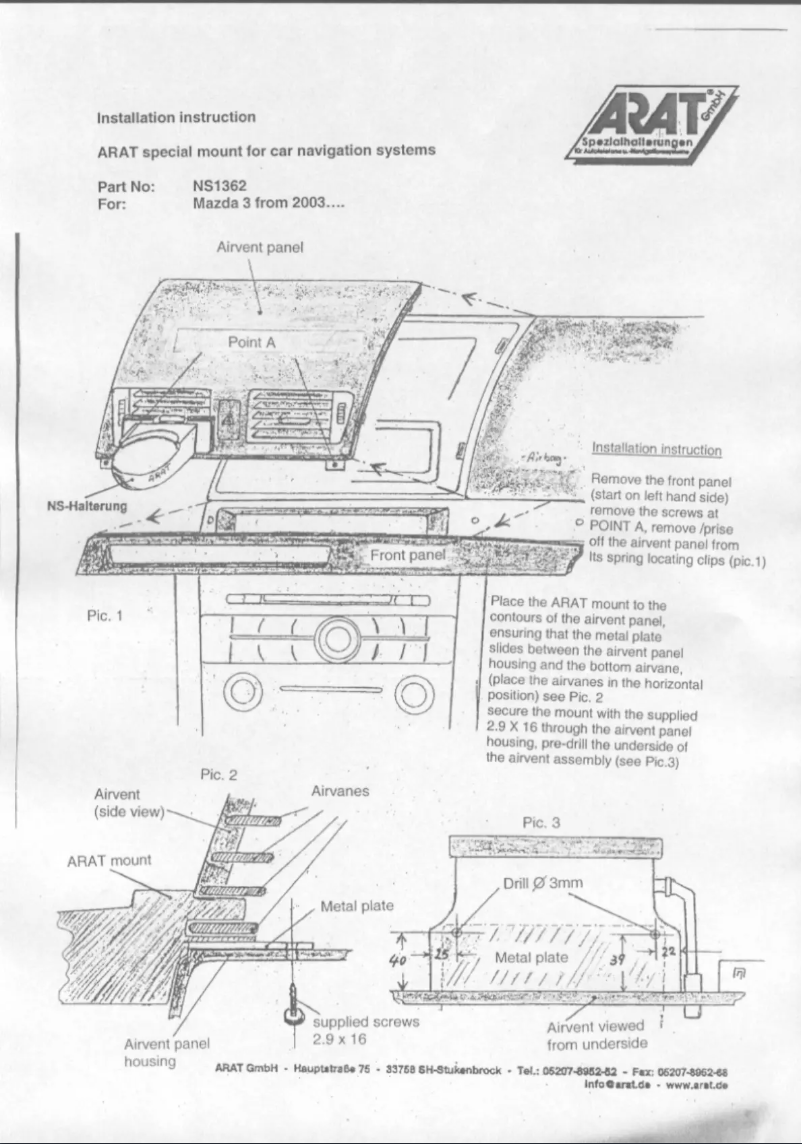 Image de la première page du manuel de l'appareil NS1362