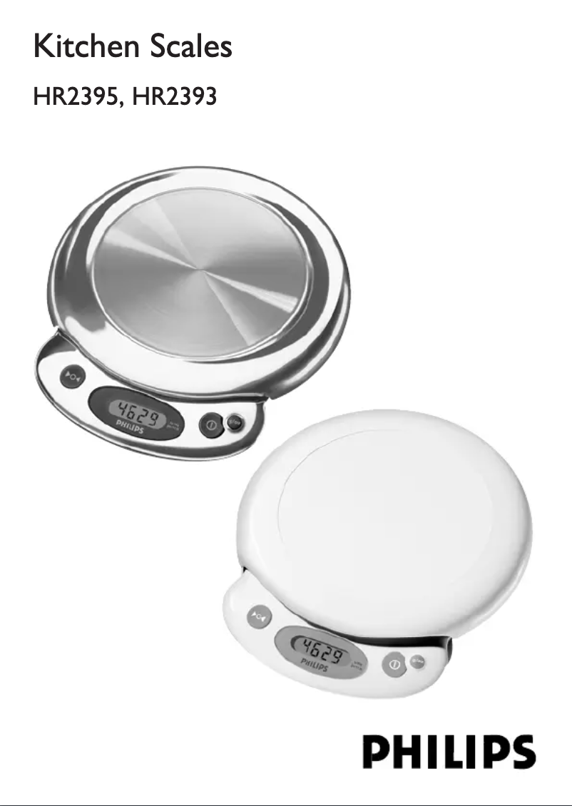 Page 1 de la notice Manuel utilisateur Philips HR2395