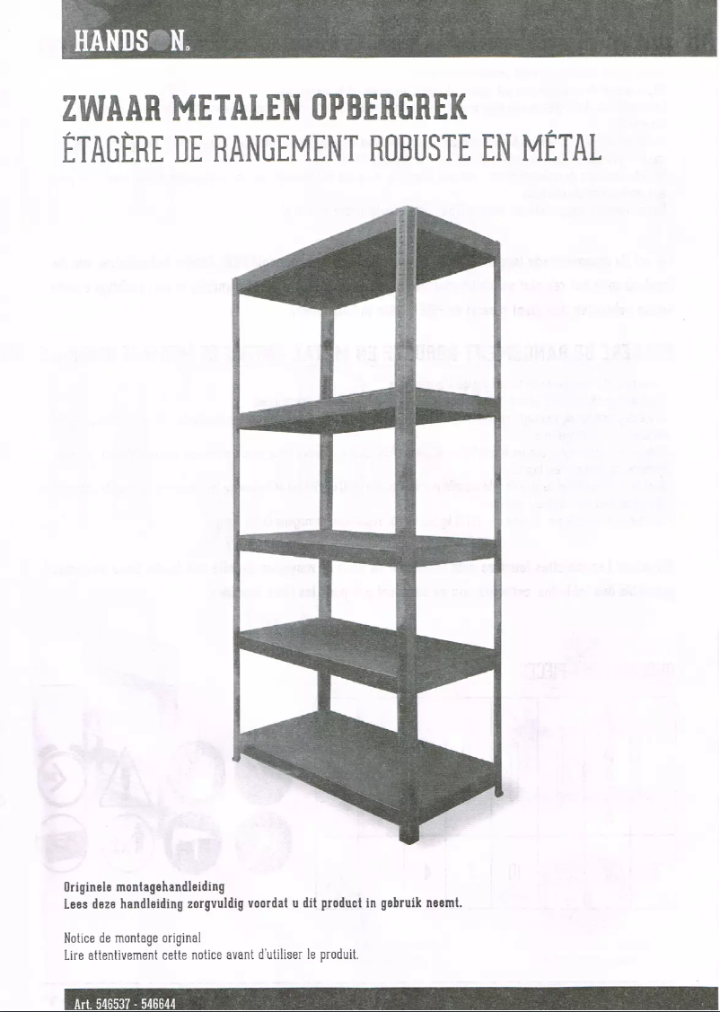 Image de la première page du manuel de l'appareil 546537