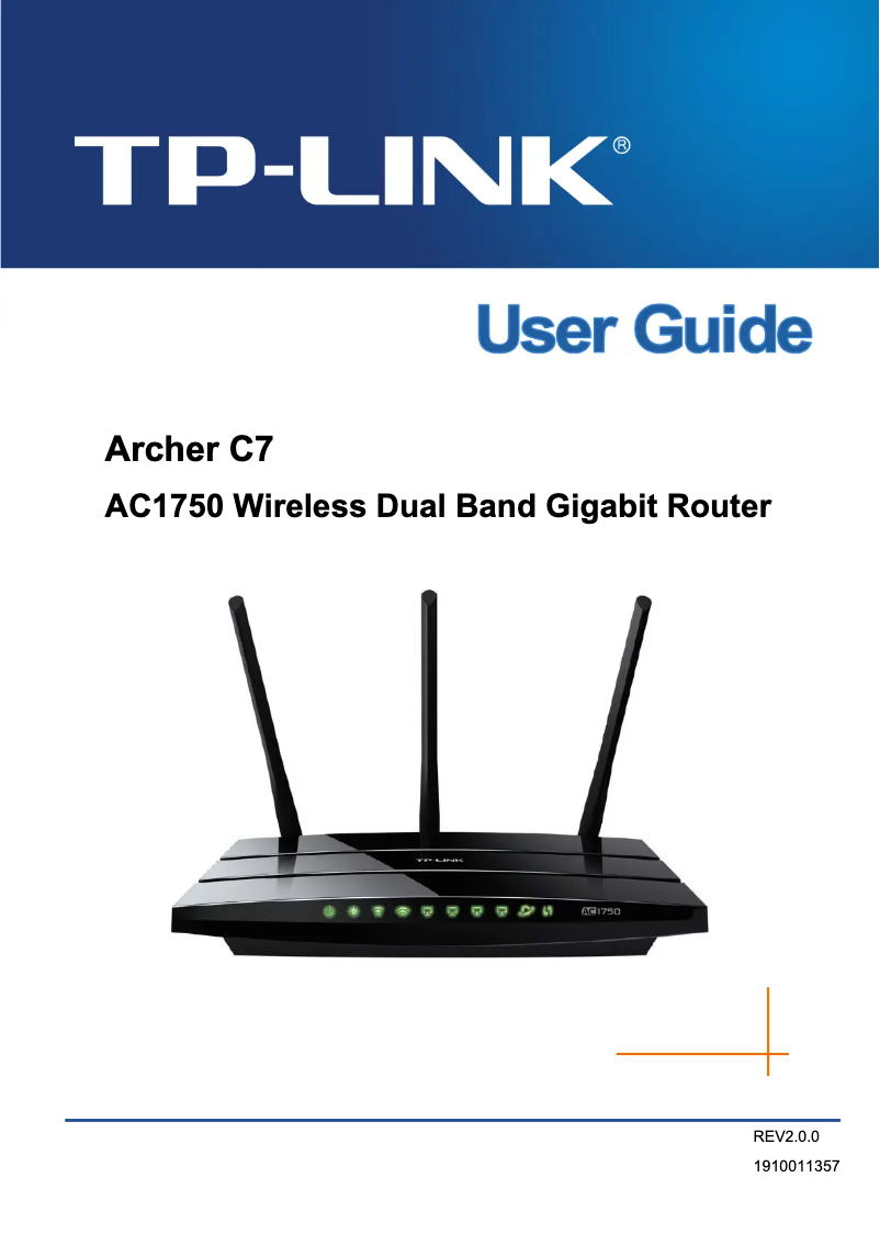 Página 1 del manual Manual de usuario TP-Link Archer C7 V2