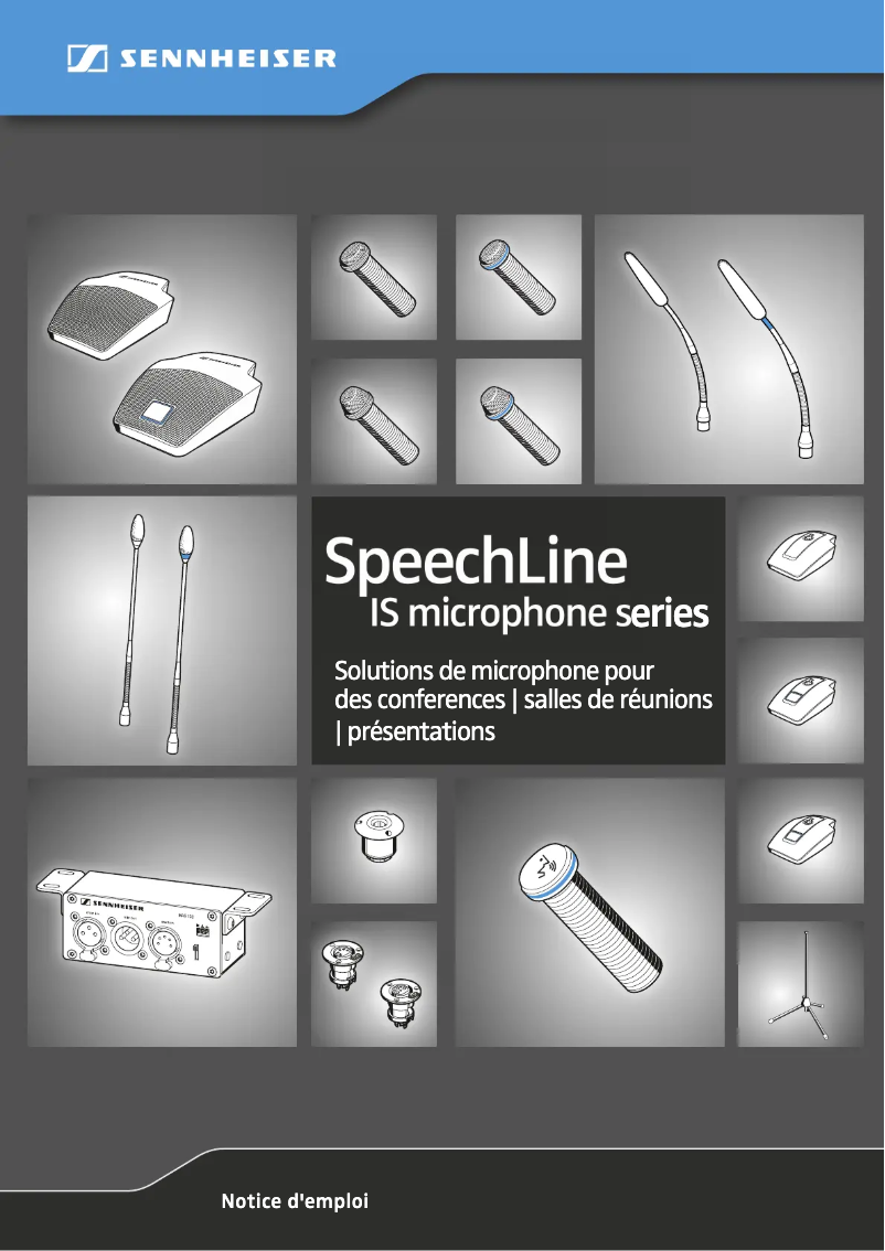 Page n°1 - Manuel utilisateur Sennheiser MZH 3072