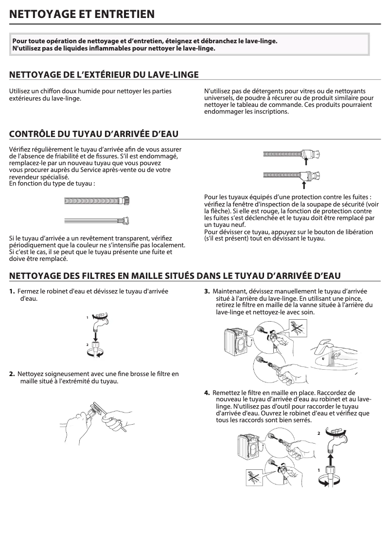 Imagen de la primera página del manual del dispositivo FFWDB 864369 BV FR
