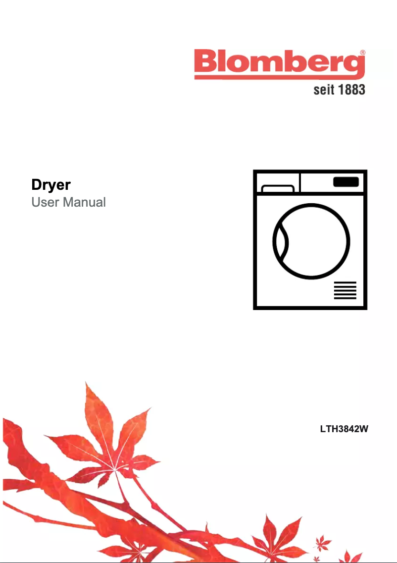 Page 1 de la notice Manuel utilisateur Blomberg LTH3842W