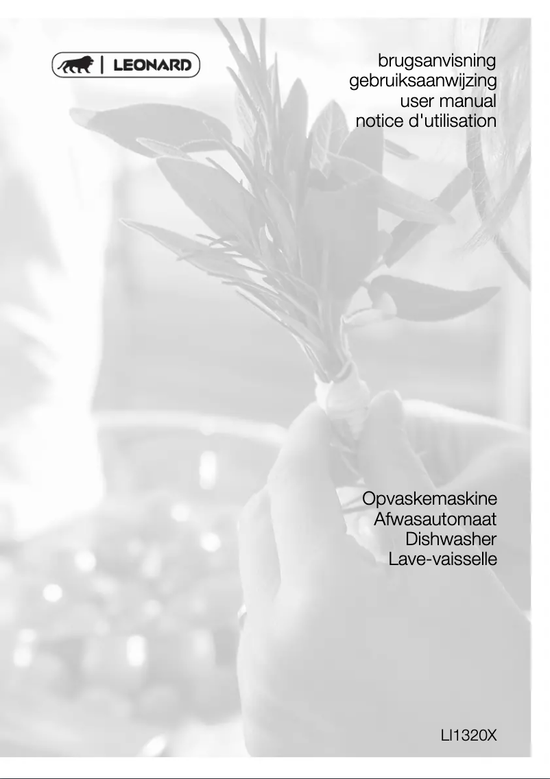 Image de la première page du manuel de l'appareil LI1320X