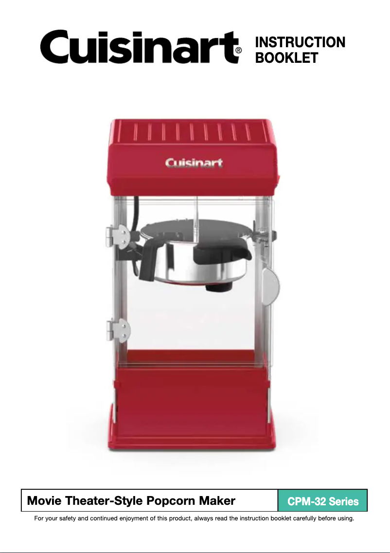 Image de la première page du manuel de l'appareil CPM-32